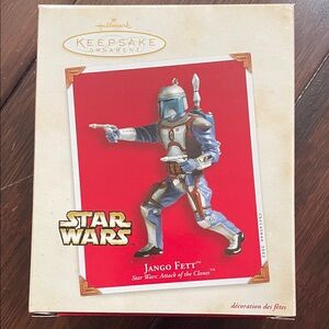 Vintage 2002 Hallmark Keepsake Jango Fett Ornament